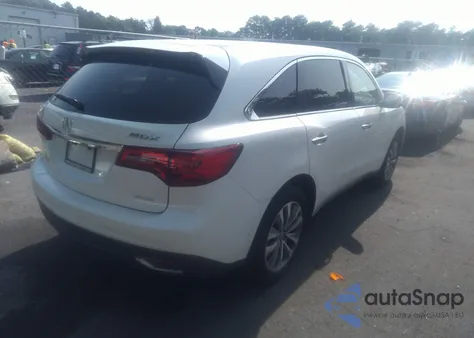 2015 Acura Mdx Technology Package from USA, damaged, VIN 5FRYD4H45FB005838